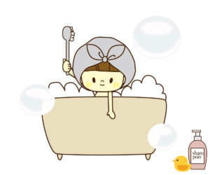 NG習慣その１：お風呂でゴシゴシ洗い