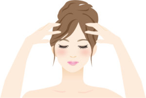 薄毛改善法５：頭皮マッサージを行って髪の毛が生える環境を整える