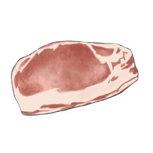 透明感アップ食べ物：豚肉