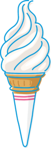 1：カロリーオフのアイスクリーム